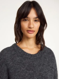Fashion By Malene Birger Cierra sweater GreyMelange