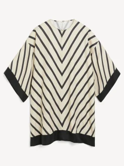 Clearance By Malene Birger Cime midikjole DiagonalStripe
