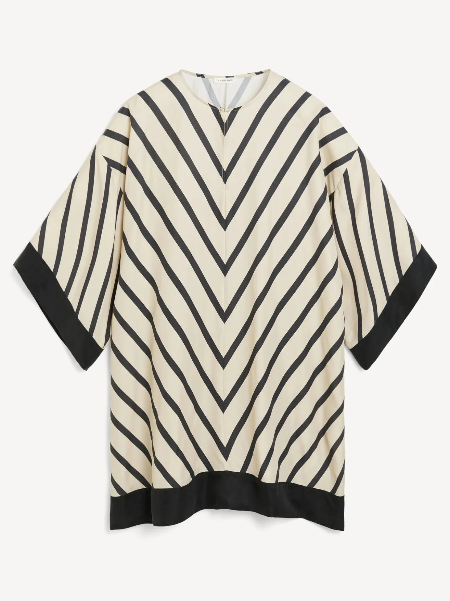 Clearance By Malene Birger Cime midikjole DiagonalStripe