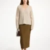 Online By Malene Birger Cimone sweater i kabelstrik OysterGray