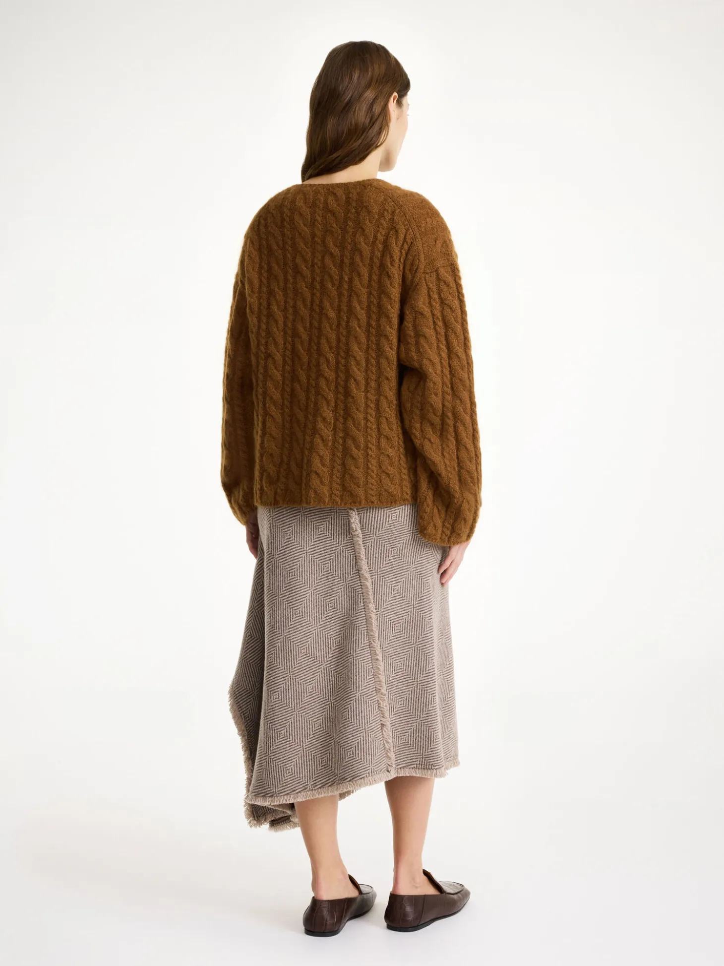 Sale By Malene Birger Cimone sweater i kabelstrik Bison