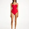 New By Malene Birger Cocesa badedragt DarkChilli