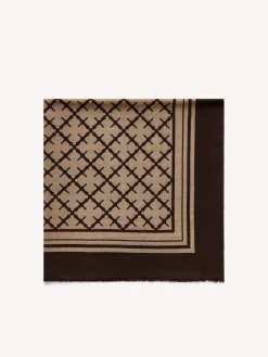 Best By Malene Birger Cornelis uldtørklæde DarkMahogany