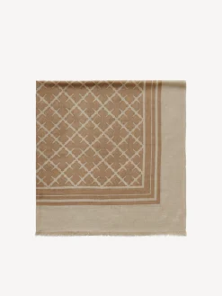 Discount By Malene Birger Cornelis uldtørklæde OysterGray