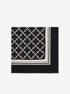 Clearance By Malene Birger Cornelis uldtørklæde Black