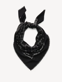 Hot By Malene Birger Cornelis uldtørklæde Charcoal