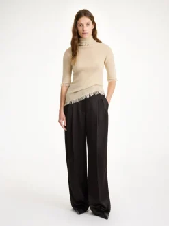 Sale By Malene Birger Cymbaria højtaljede bukser Black