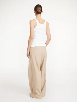 Outlet By Malene Birger Cymbaria h&oslash;jtaljede bukser CinnamonBrown