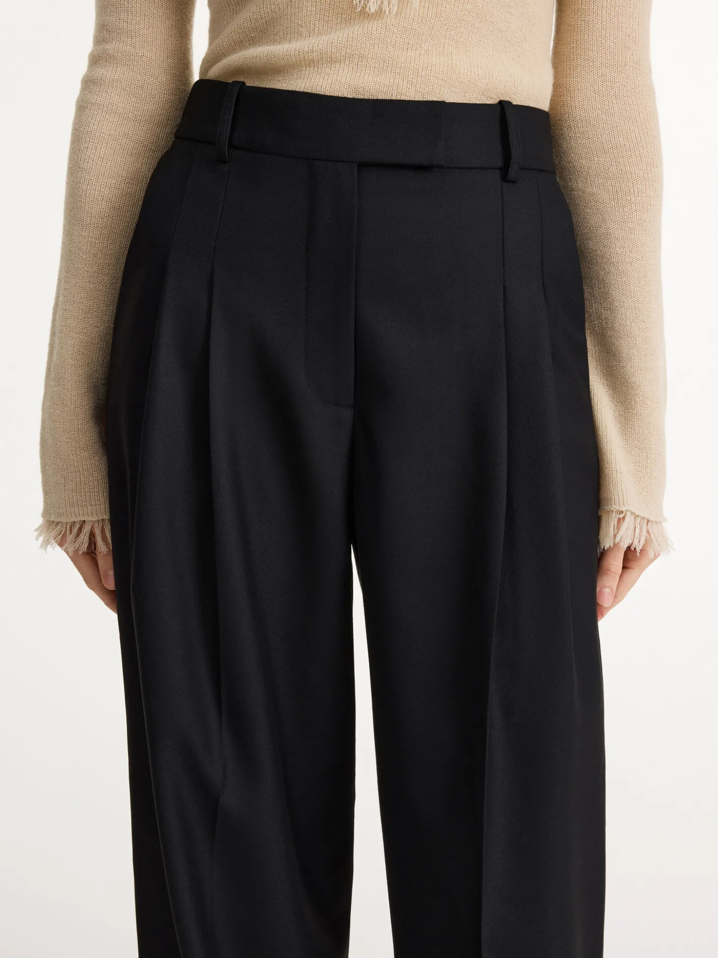 Clearance By Malene Birger Cymbaria højtaljede bukser Black