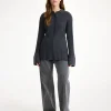 New By Malene Birger Delphine sweater i merinould Jetgrey