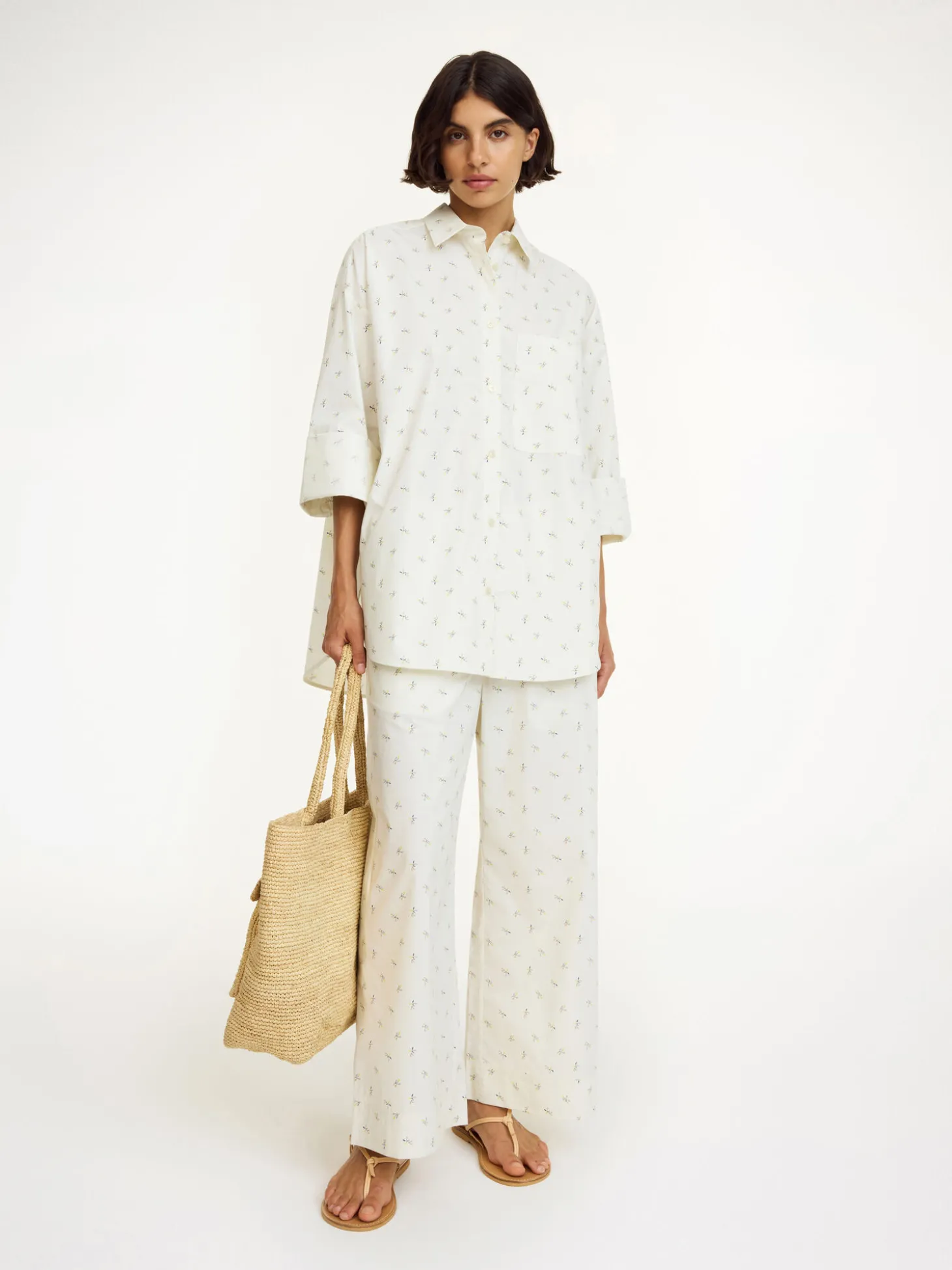 New By Malene Birger Derris skjorte MiniFlowerPrint
