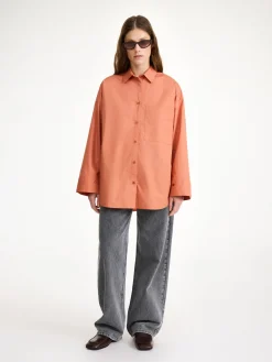 Hot By Malene Birger Derris skjorte DarkCherryPlum