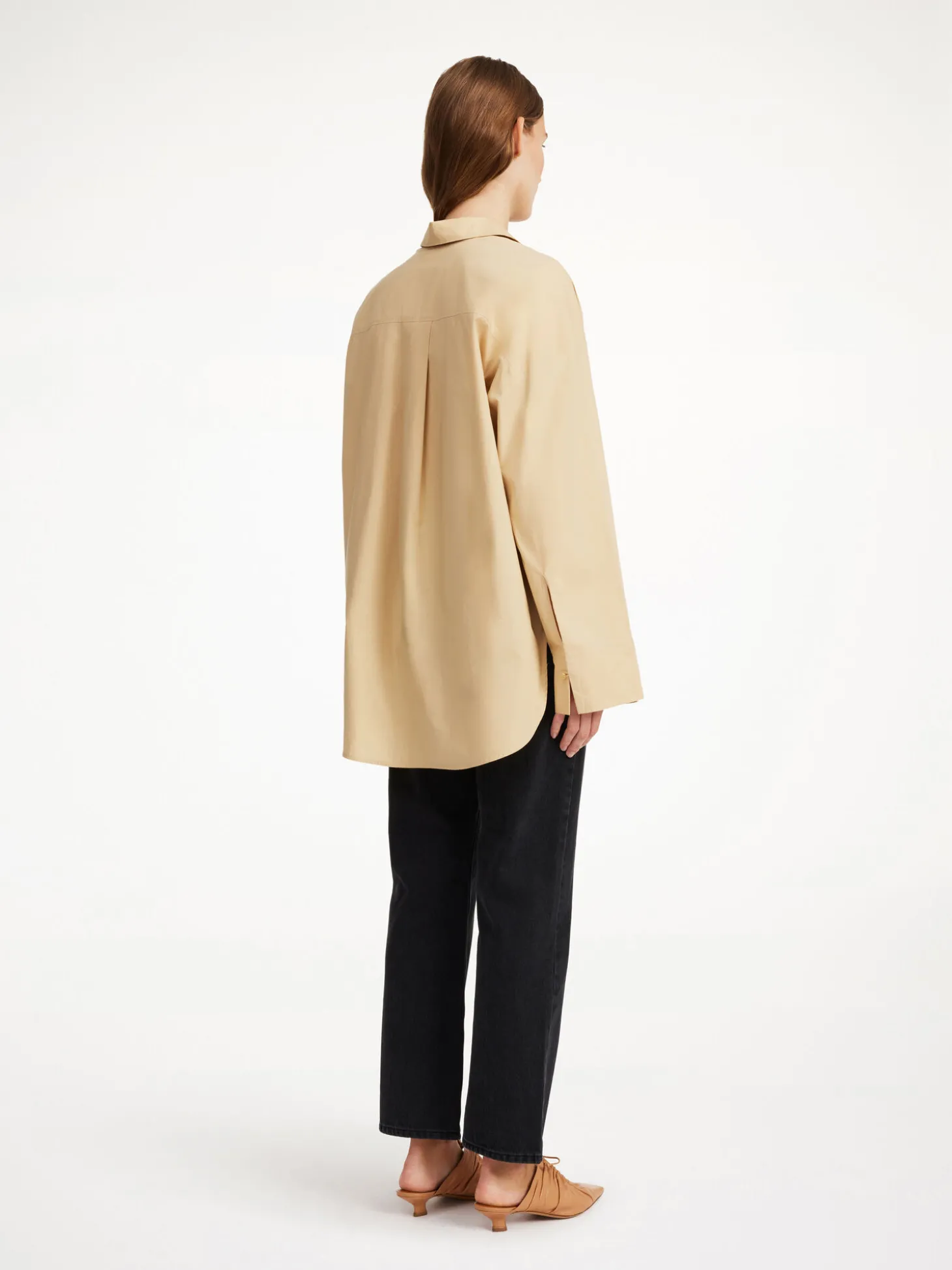 Outlet By Malene Birger Derris skjorte DarkSand