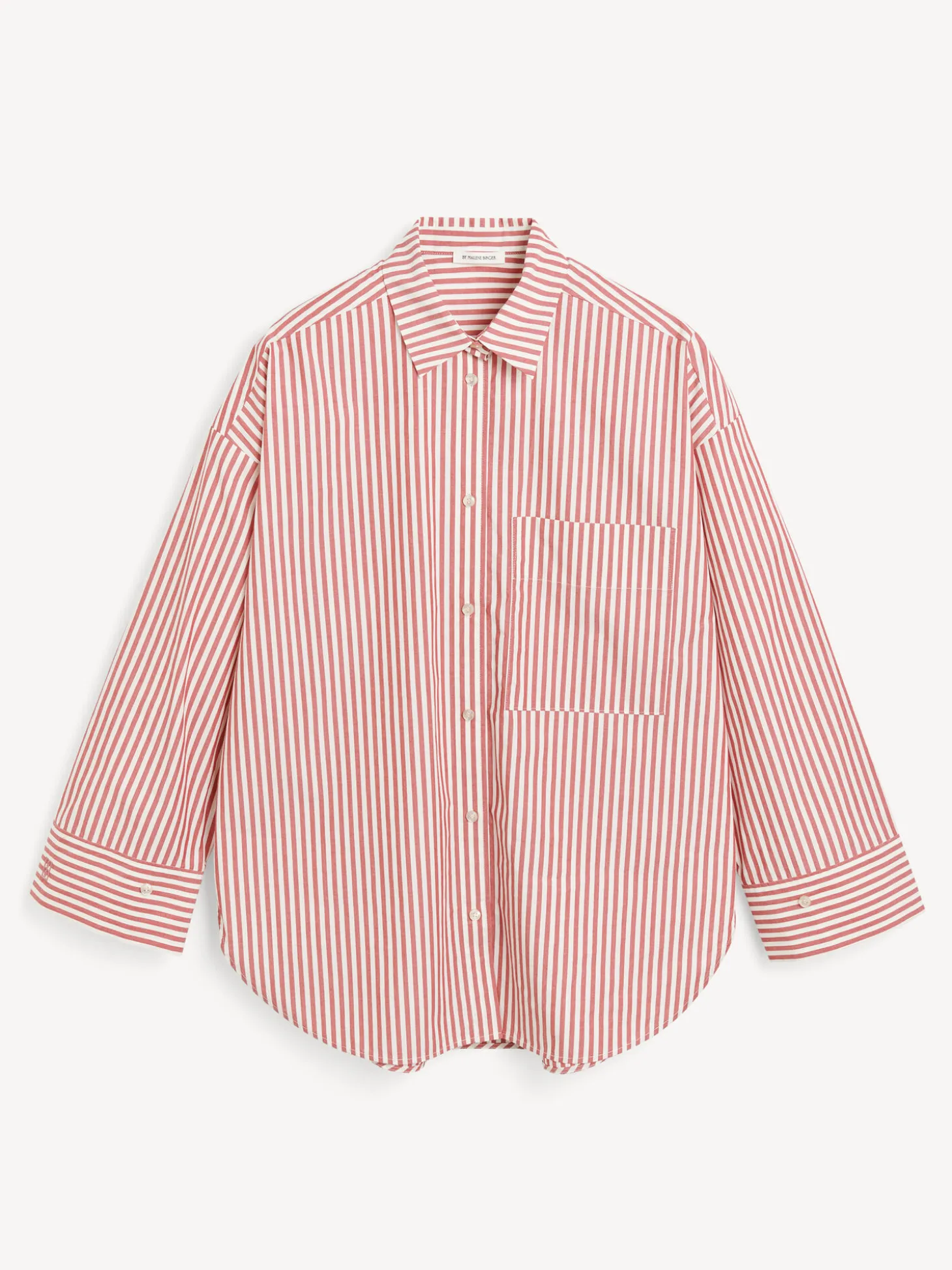 Discount By Malene Birger Derris skjorte RedWhiteStripes
