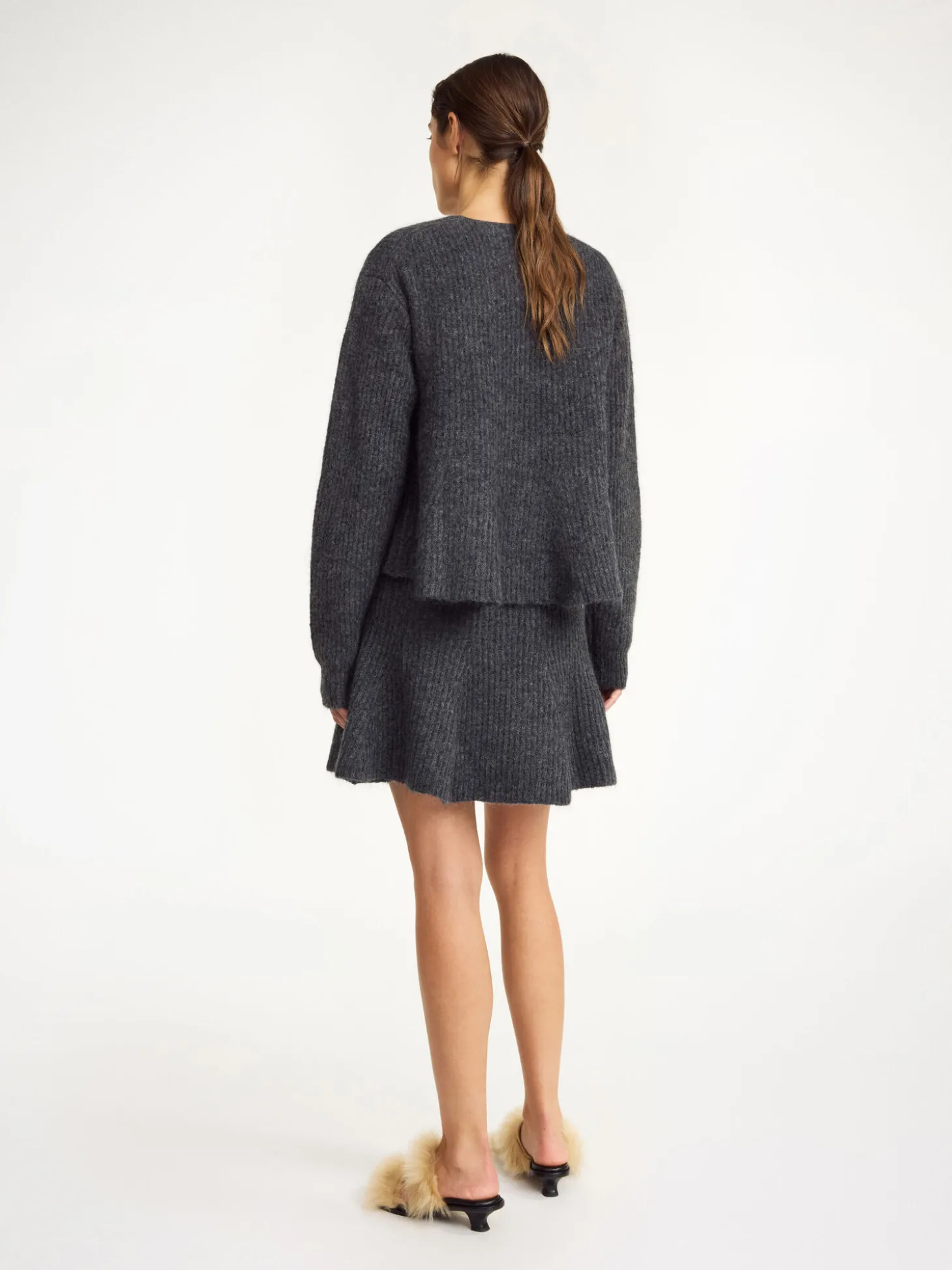 Sale By Malene Birger Dox mininederdel GreyMelange