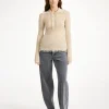 Hot By Malene Birger Dreele sweater i uldblanding OysterGray