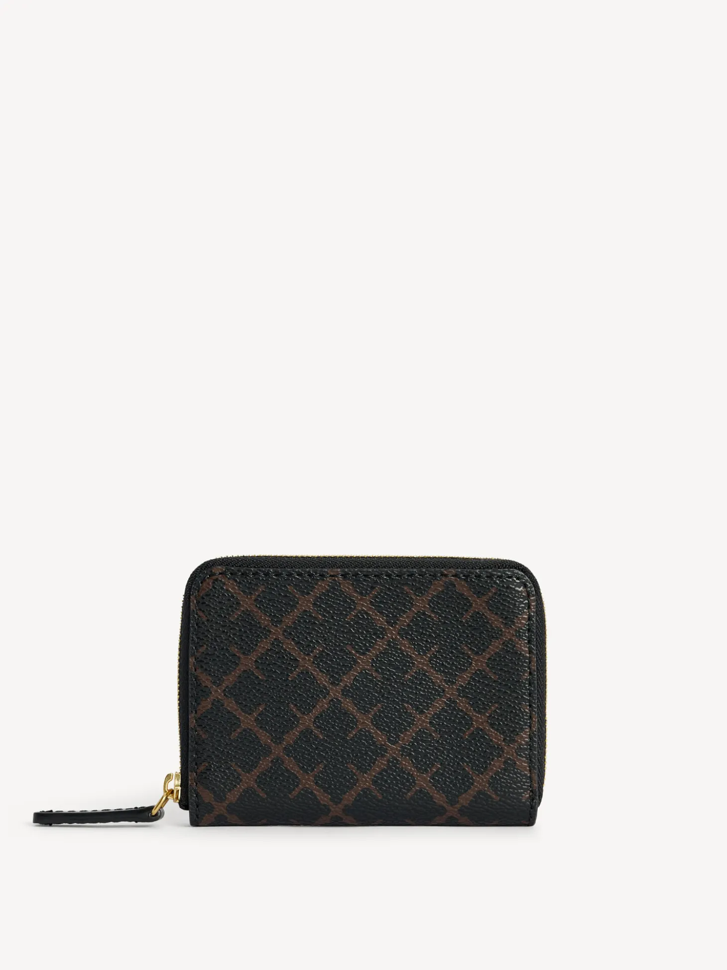 New By Malene Birger Elia møntpung med print DarkChokolate