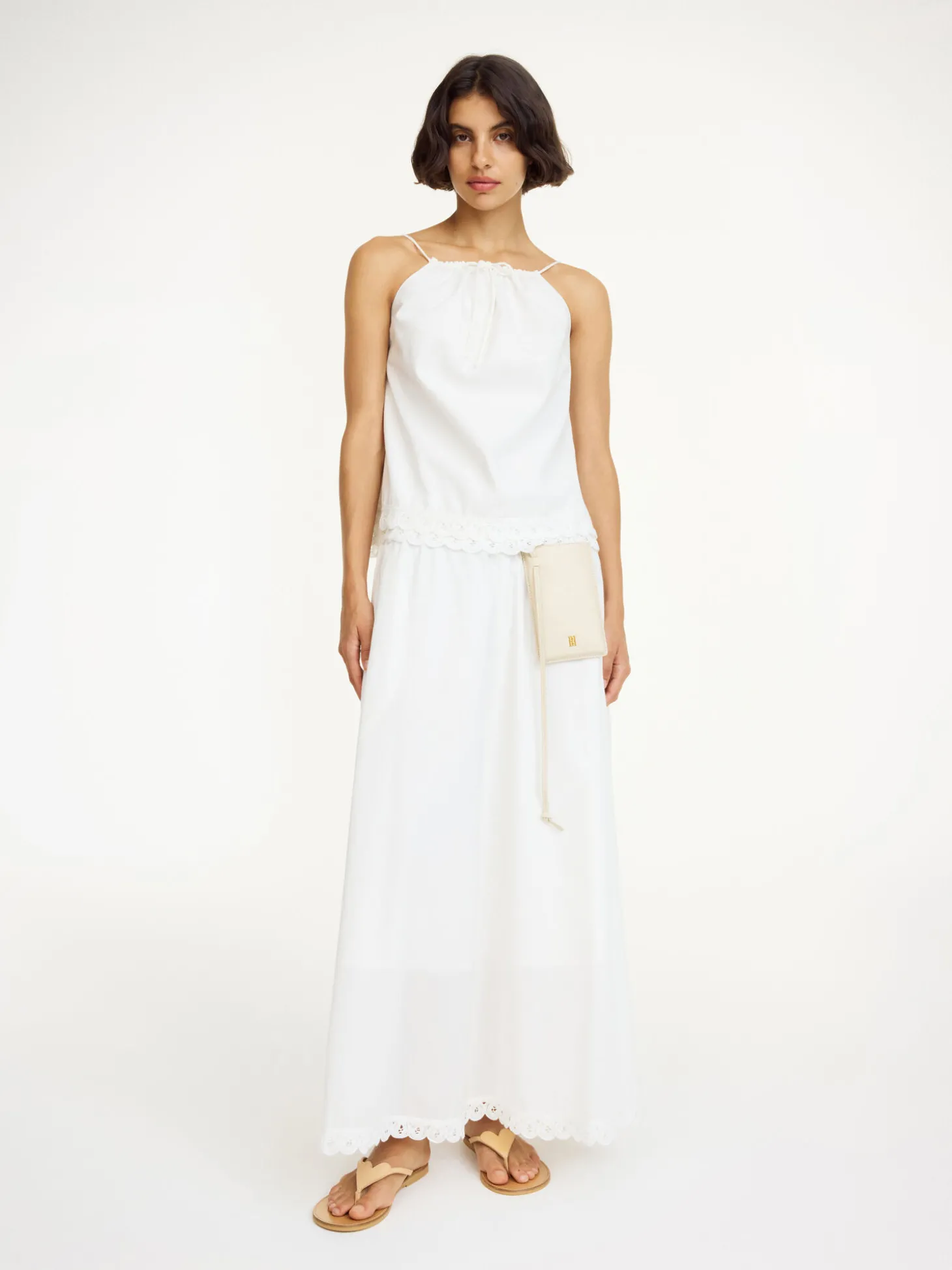 Fashion By Malene Birger Elle top SoftWhite