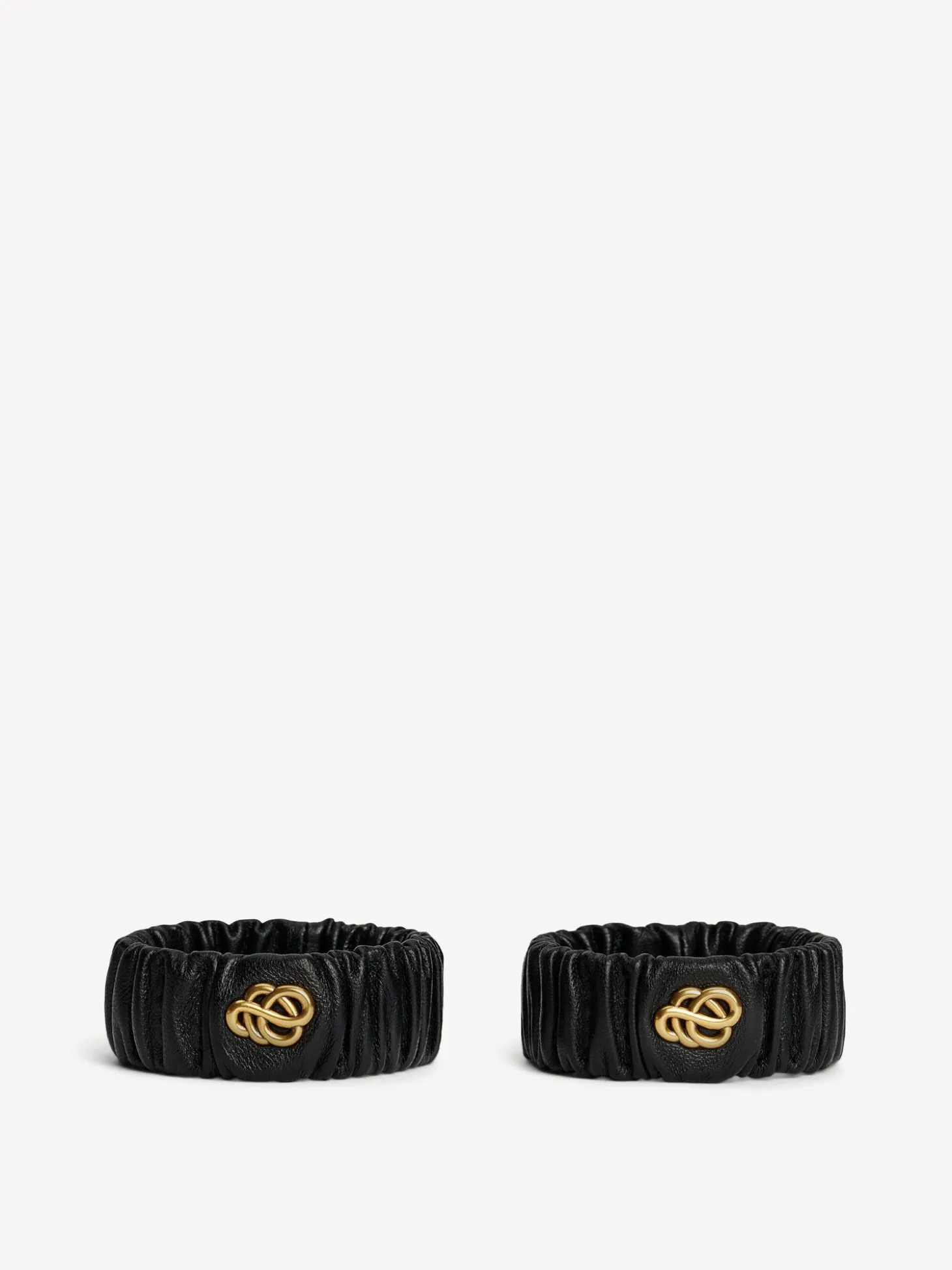 New By Malene Birger Evelo armbånd i læder Black