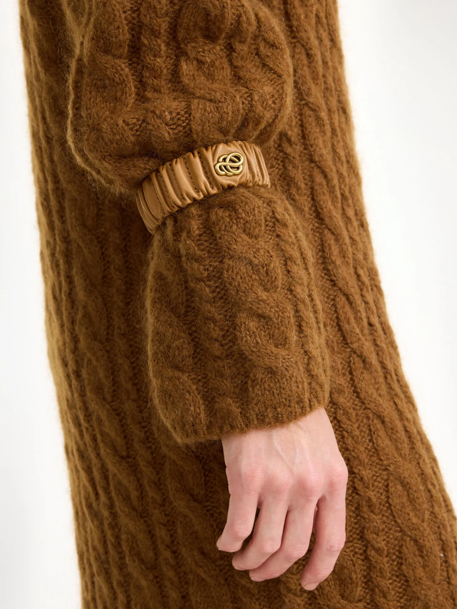 Outlet By Malene Birger Evelo armbånd i læder RawSugar