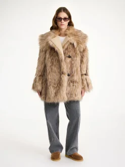 Sale By Malene Birger Exclusive Moda Operandi X Yvette faux fur frakke Nomad