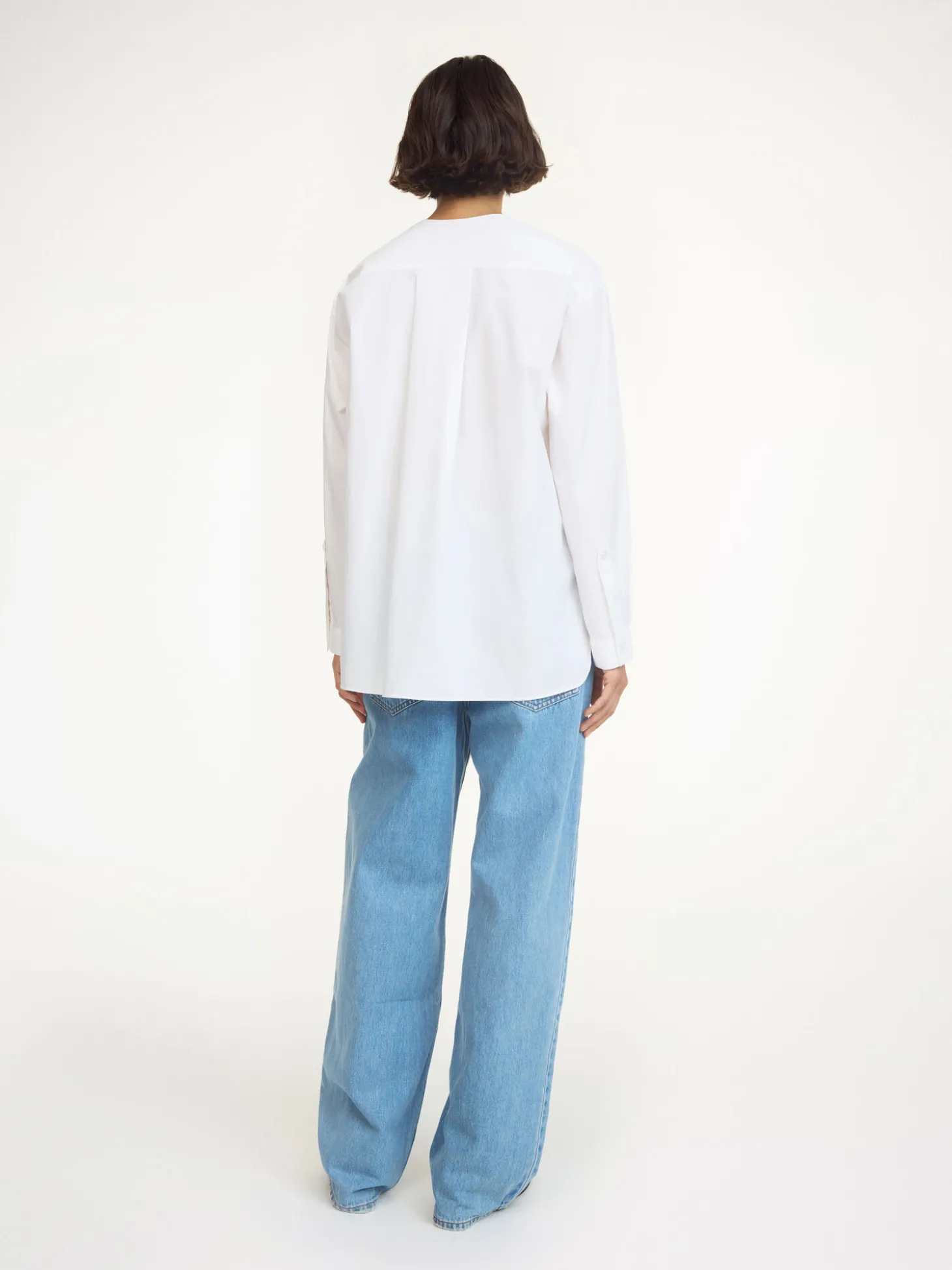 New By Malene Birger Fayette skjorte i økologisk bomuld PureWhite