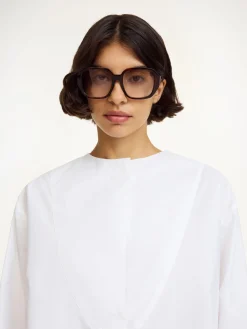 New By Malene Birger Fayette skjorte i økologisk bomuld PureWhite