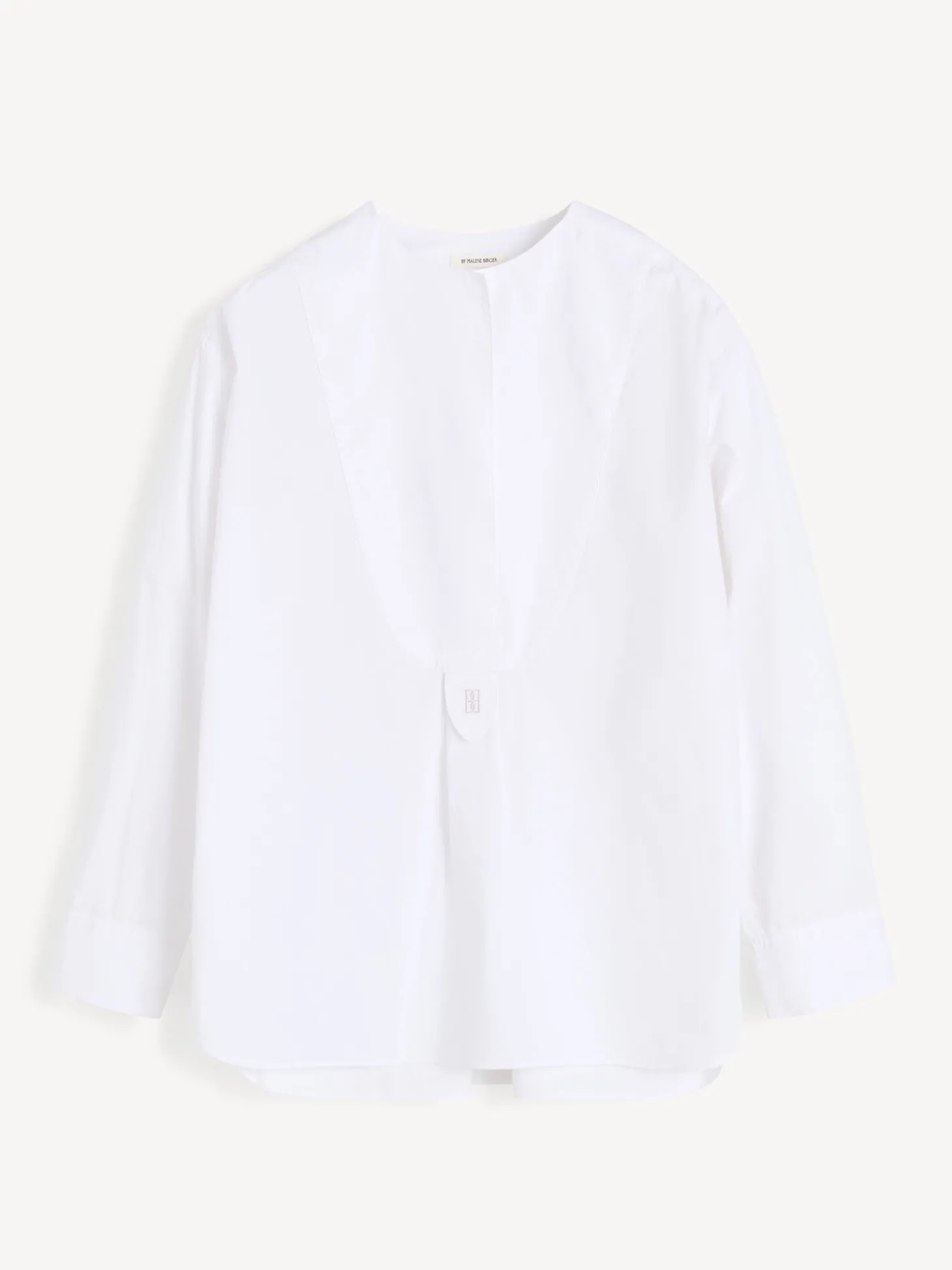 New By Malene Birger Fayette skjorte i økologisk bomuld PureWhite