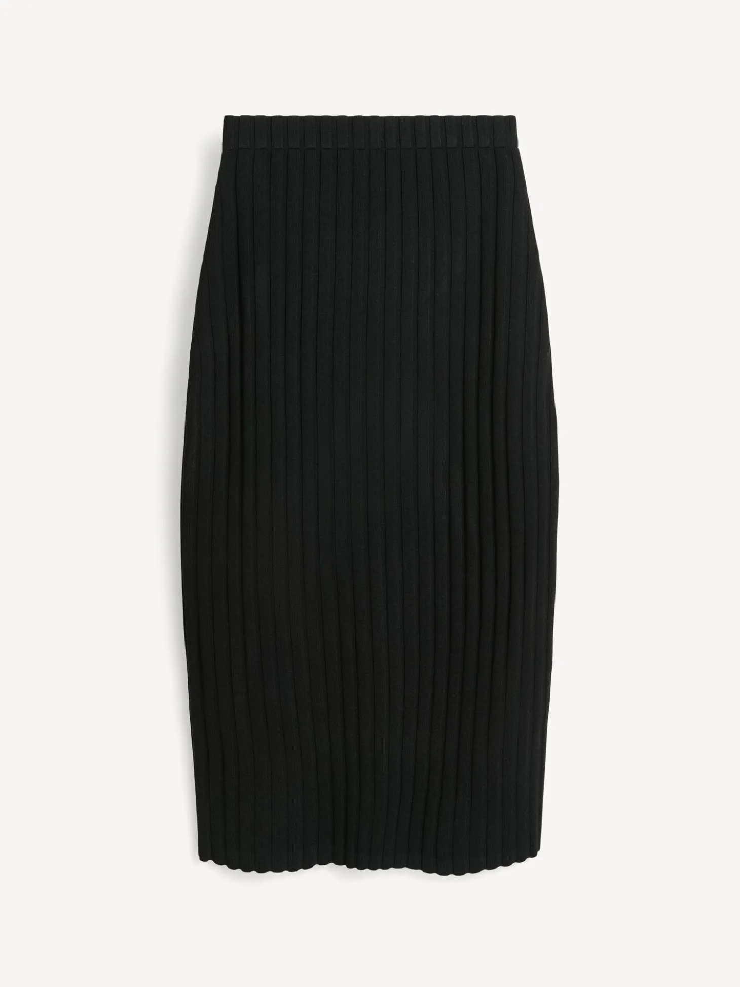 Fashion By Malene Birger Fiemme midinederdel Black