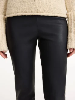 Fashion By Malene Birger Florentina l&aelig;derbukser Black
