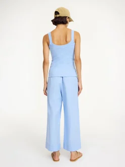 Fashion By Malene Birger Frillio top BlueIris