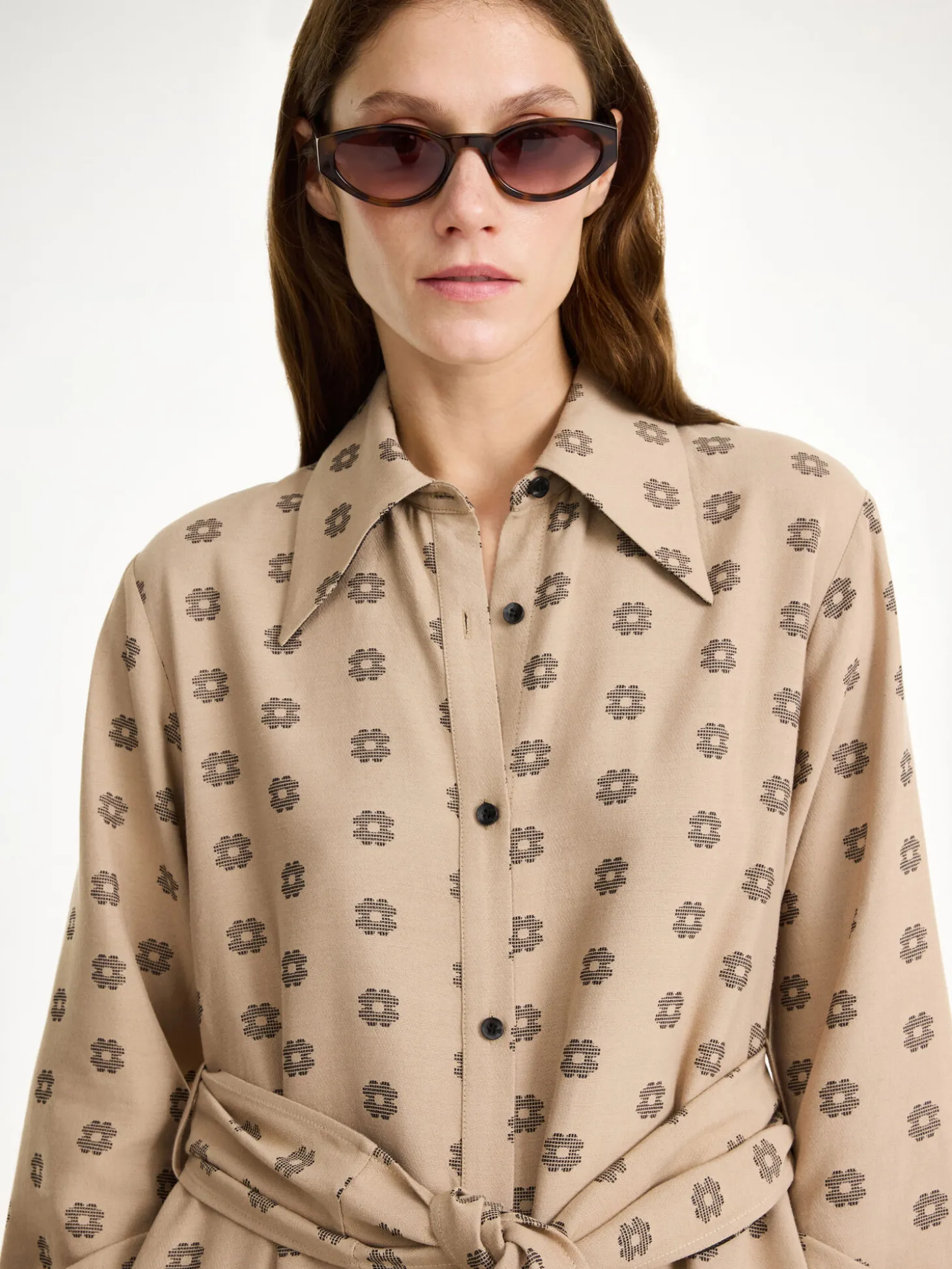 Hot By Malene Birger Ginney maxikjole Graphicflower