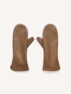 Clearance By Malene Birger Ginnyl lædervanter Shitake
