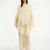 Outlet By Malene Birger Gintana poncho OysterGray