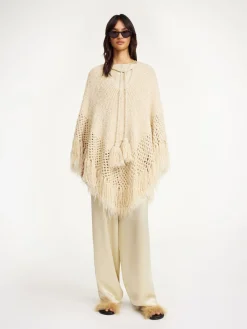 Outlet By Malene Birger Gintana poncho OysterGray