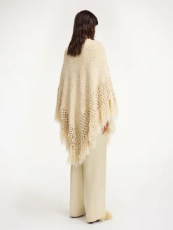 Outlet By Malene Birger Gintana poncho OysterGray