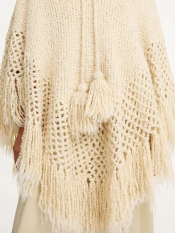 Outlet By Malene Birger Gintana poncho OysterGray