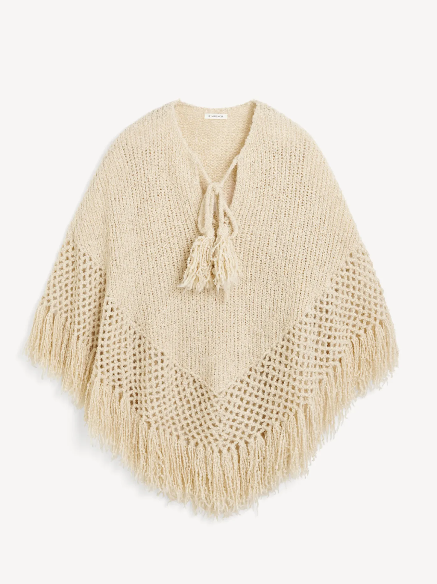 Outlet By Malene Birger Gintana poncho OysterGray