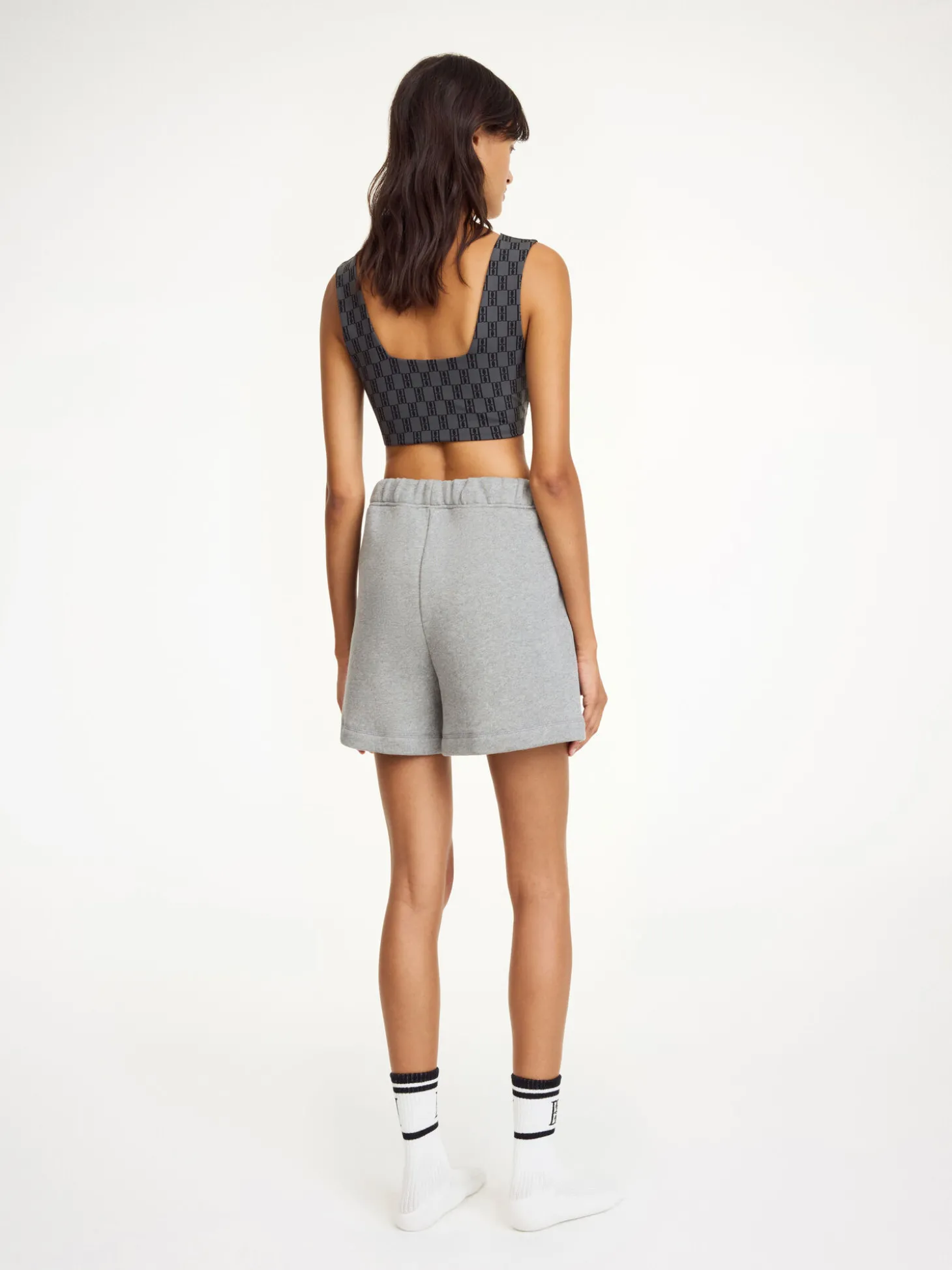 Fashion By Malene Birger Halio shorts GreyMelange