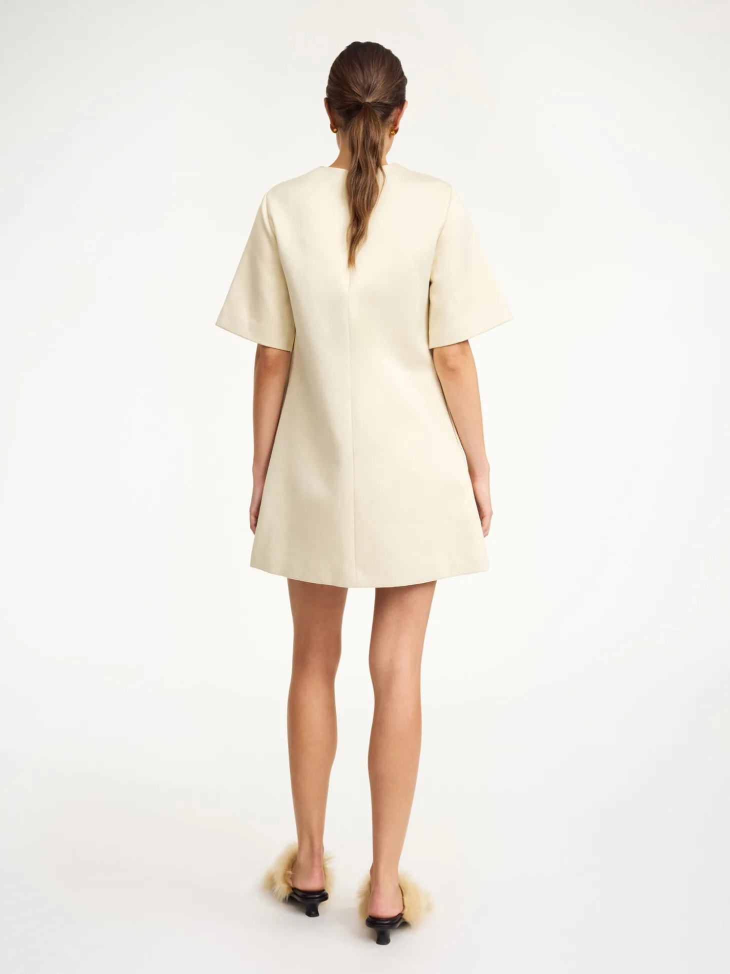 Online By Malene Birger Harperz minikjole OysterGray