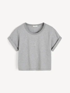 Online By Malene Birger Hedalia T-shirt GreyMelange