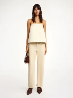 Sale By Malene Birger Hermie top OysterGray