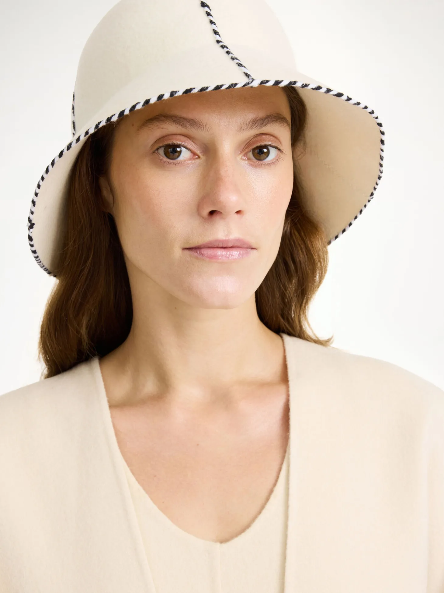Clearance By Malene Birger Ilmura uldhat OysterGray