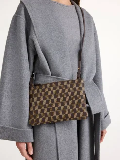 New By Malene Birger Ivy monogram taske Shale