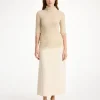 Best By Malene Birger Jaxa top i uldblanding OysterGray