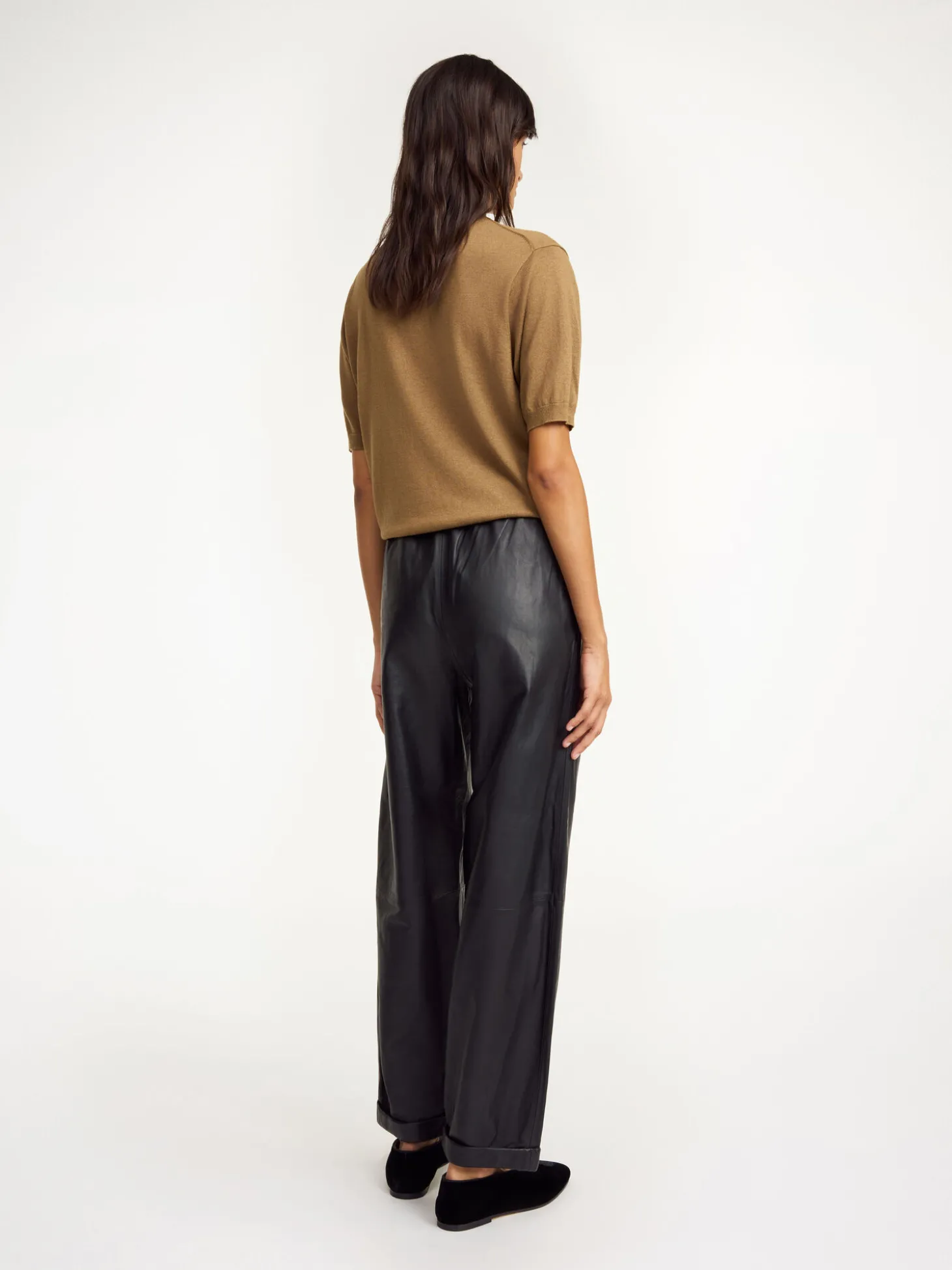 Discount By Malene Birger Joanni læderbukser Black