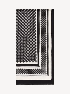 Outlet By Malene Birger Julee uldtørklæde Black