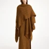 Best By Malene Birger Kassillas poncho i uldblanding Bison