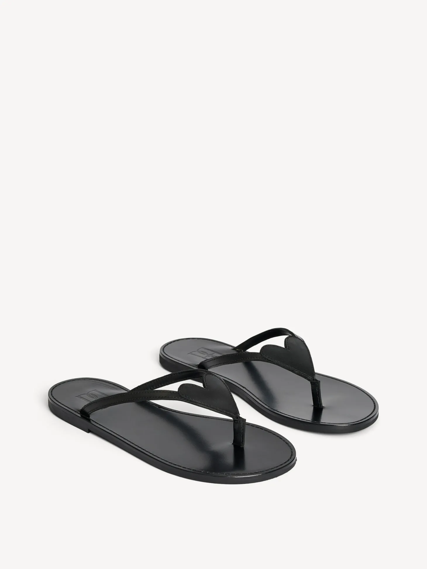 Hot By Malene Birger Lalla lædersandaler Black