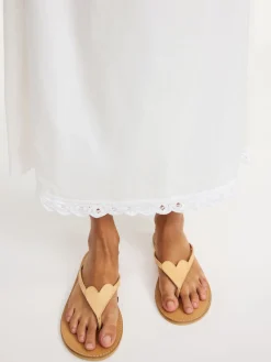 Fashion By Malene Birger Lalla lædersandaler Tan